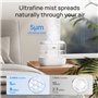 Dreo Humidificateurs pour la chambre à coucher, Humidificateur à vapeur froide surdimensionné de 4L avec diffuseur d'huile et ve