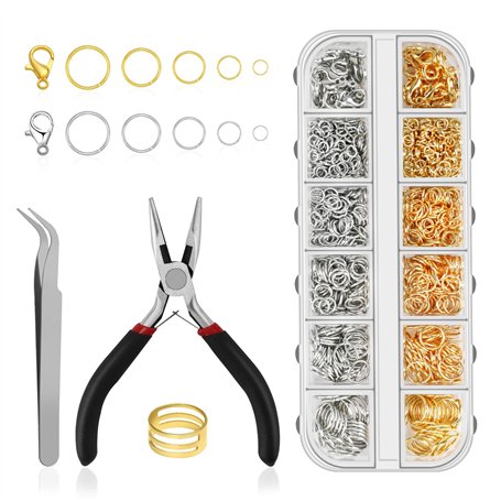 GlasFlength 1443 pièces Anneaux de Saut Ouverts