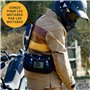Odinsberg Sacoche Guidon Moto Sacoche Guidon Velo 3L Imperméable Sac Moto à Utiliser comme Panier Velo Avant Sacoche A Outils Sa