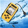 Écran LCD de poche Détecteur de poisson Kayak de pêche portable Sondeur Lecture de contour Détecteur de profondeur de poisson Tr