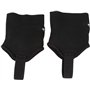 Sunbird Paire de protège-chevilles double face pour football et football Noir Grande taille