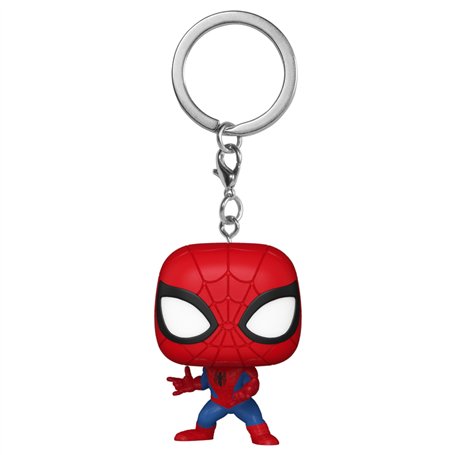 Funko Pop! Keychain: Marvel NC - Spider-Man - Marvel Comics - Mini-Figurine en Vinyle à Collectionner Porte-clés Fantaisie - Cad