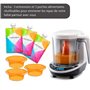 Baby brezza - Food Maker Deluxe - Robot Multifonction Bébé - Chauffe à la Vapeur Et Mixe Les Aliments par Simple Pression d'un B
