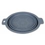 BIRAMBEAU - Ustensiles de Cuisine – Passoire Pliable Rétractable Silicone 26cm Ø - 2 Tailles différentes - Idéal Gain de Place