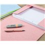 OXFORD Topfile+ 10 Pochettes Cartonnées 3 Rabats Format A4 fermeture Elastiques 5 Couleurs Pastel