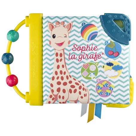 SOPHIE LA GIRAFE - Plastique 1 Livre d'Eveil pour les bébés Multicolore - Nombreuses Activités - Développer ses Sens : l'Ouie