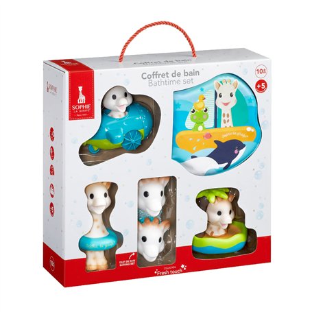 Sophie la Girafe - Sophie la Girafe - Coffret de Bain Sophie la Girafe - 5 Activités : Filet