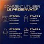 Durex Intensity - 20 preservatifs Homme XL Sans Latex Ultra Fins Ultra Lubrifiés - Plus de Chaleur Corporelle Partagée* - Taille