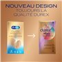 Durex - Préservatifs Nude Extra Lubrification - 8 Préservatifs Homme Ultra Fins et Extra Lubrifiés