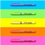 BIC Highlighter Grip Surligneurs Pointe Biseautée - Couleurs Fluo Assorties, Blister Offre Spéciale de 6