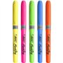 BIC Highlighter Grip Surligneurs Pointe Biseautée - Couleurs Fluo Assorties, Blister Offre Spéciale de 6
