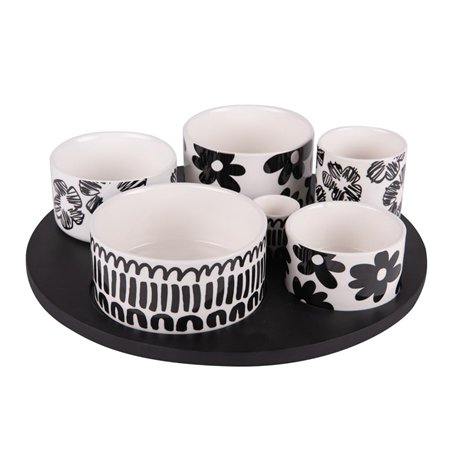 Table Passion - Service apéritif 6 pièces Kimani 31 cm