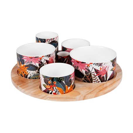 Table Passion - Service apéritif 6 pièces Taiana 31 cm