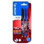 PILOT x NARUTO - Lot de 3 FriXion Ball - Stylos effaçables - Édition limitée Naruto Shipudden - Stylos rollers rechargeables - N