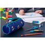 Maped - Compas Study Pixel Party - Chape Ergonomique - Bague Universelle - Branches en Métal - À Partir de 6 Ans