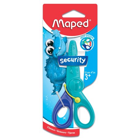 Maped Kid-Pulse Ciseaux de sécurité à ressort Multicolore