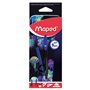 Maped - Coffret Mathset Compas Scolaire Deepsea Paradise - Compas Bague + Compas Mine + Set de Traçage + Taille-Crayon + Gomme +