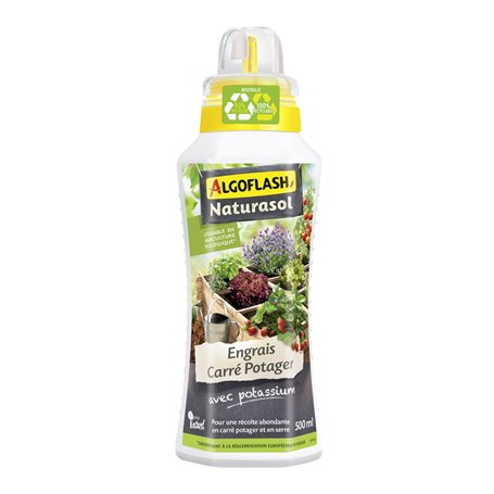 ALGOFLASH NATURASOL Engrais Liquide Carré Potager
