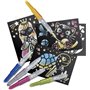 Lansay - BLOPENS - Metallic - Kit Créatif de Dessins et Coloriages pour Enfants dès 5 Ans - Set Complet avec Feutres à Souffler,