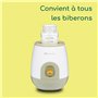 Bebeconfort Chauffe-Biberon Électrique Express, Chauffe-Biberon pour la maison, Chauffe-Biberon pour Bébé, Blanc et vert