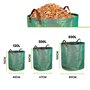 Oxeo Sacs à déchets Verts pour Jardin. 3 Tailles, Résistants avec poignées - XXL-500 litres - L-300 litres - M-120 litres