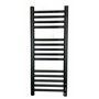 Greened House Sèche-serviettes électrique noir 300 mm x 720 cm (l x H) avec minuterie intégrée