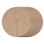 La Cordeline Disques de Paillage Naturel en Feutre Jute Ø 16cm