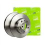 Valeo 197242 Disque de frein Disque de frein huilé 197242 Boîte de 1 disques ventilés Essieu avant [accessoires inclus] Similair