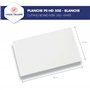 Planche PE HD 500 - blanche - 400 x 300 x 20 mm