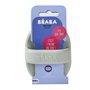 BÉABA, Brosse de Bain pour Bébé en Silicone, Toilette Bébé, 2 Côtés, Poils Fin pour Masser bébé, Poils épais pour croûtes de lai