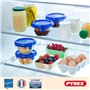 Pyrex Cook & Go - Lot de 5 LunchBox Rondes - 0,2L - Verre Borosilicate - Compatible four, micro-ondes, lave-vaisselle - Made in