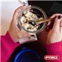 Pyrex Cook & Go - Lot de 5 LunchBox Rondes - 0,2L - Verre Borosilicate - Compatible four, micro-ondes, lave-vaisselle - Made in