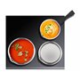 Arthur Martin - Lot de 3 casseroles inox manche amovible - AM3456