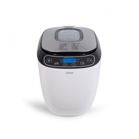 LIVOO DOP218 Machine à Pain Fait Maison | 12 Programmes