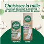 Vania | Protège-slips Protection Voile 100 % Coton Bio Long (boîte de 24 pièces) – Protège-lingeries sans parfum et sans coloran