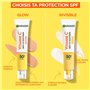 Garnier SkinActive - Fluide Anti-Taches & Anti-UV Quotidien - Invisible - SPF 50+ - Protège & Réduit les Taches - Soin Visage En