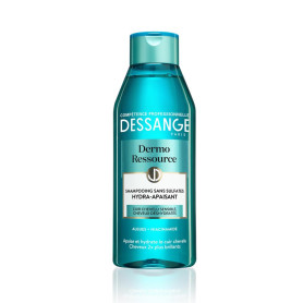 DESSANGE - Shampoing Hydra-Apaisant Dermo Ressource - Sans Sulfates - Formule Enrichie Aux Algues & Niacinamide - Apaise & Hydra