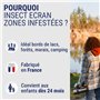 INSECT ECRAN - Anti-moustiques - Spray répulsif peau - Protection contre les piqûres de moustiques - Zones Infestées – Made in F