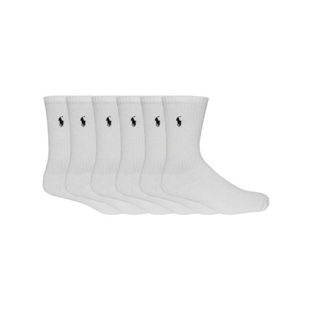 Polo Ralph Lauren | Lot-de-6-Chaussettes-de-sport-blanches | RLU_449723763001 - OSZ