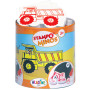 Aladine - Stampo Minos Chantier - Kit Tampons Enfant - Activités Manuelles Fille et Garçon - Encre Lavable - Jouets et Jeux Créa