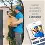 somfy 1871229 – Visiophone V350 Connect | Interphone connecté | Ecran 7 pouces | Vision nocturne | Gestion des visites à distanc