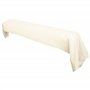 Linnea Taie de traversin uni 230X43 cm 100% Coton Alto Crème