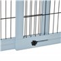 PawHut Barrière de sécurité pour Chien Extensible barrière de sécurité autoportante pour Animaux Longueur réglable 104-183 x 36 