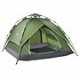 Outsunny Tente de Camping Tente Pop up légère 2-3 pers. - 2 Grandes Portes - 210 x 210 x 140 cm Fibre Verre Polyester