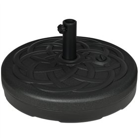 Outsunny Pied de Parasol Base de lestage à remplir de Sable ou d'eau 25L avec poignée Ø 56 x 30