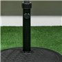 Outsunny Pied de Parasol Rond 14 KG Base de Parasol de Jardin Socle pour Parasol en béton Ø 46 cm Noir