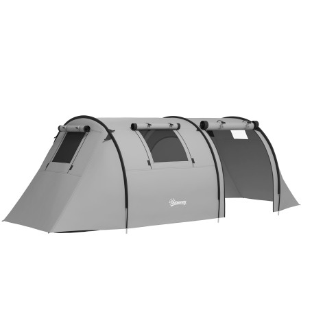 Outsunny Tente de Camping pour 3-4 Personnes