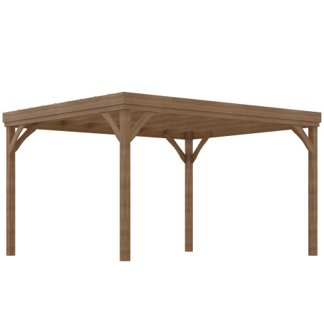Outsunny Pergola 4 x 3 m en Bois
