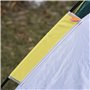Outsunny Tente de Camping Pop up 3 Personnes avec 3 fenêtres et Porte, Sac de Transport Inclus, Fibre Verre Polyester PE, Gris V
