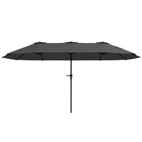 Outsunny Parasol de jardin extérieur